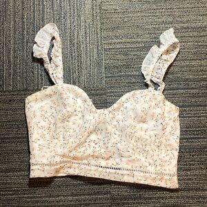 Kendall and Kylie floral top